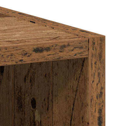 vidaXL Hanging Cabinet Old Wood 40 x 29.5 x 100 cm Engineered Wood
