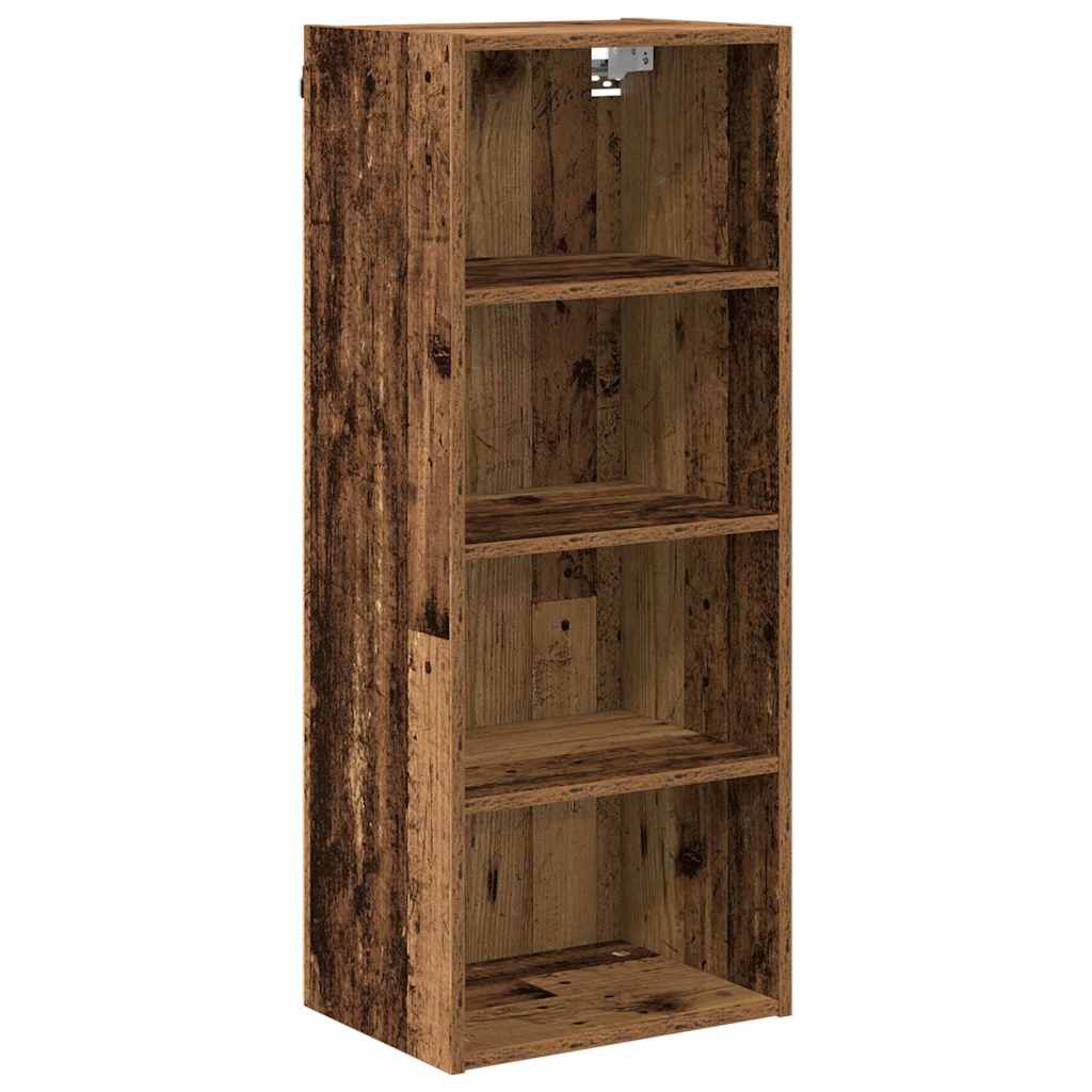 vidaXL Hanging Cabinet Old Wood 40 x 29.5 x 100 cm Engineered Wood