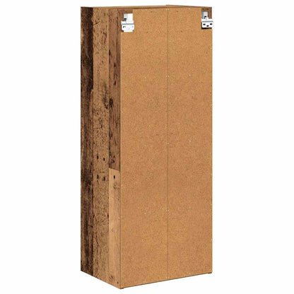 vidaXL Hanging Cabinet Old Wood 40 x 29.5 x 100 cm Engineered Wood