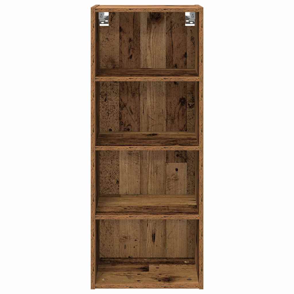 vidaXL Hanging Cabinet Old Wood 40 x 29.5 x 100 cm Engineered Wood