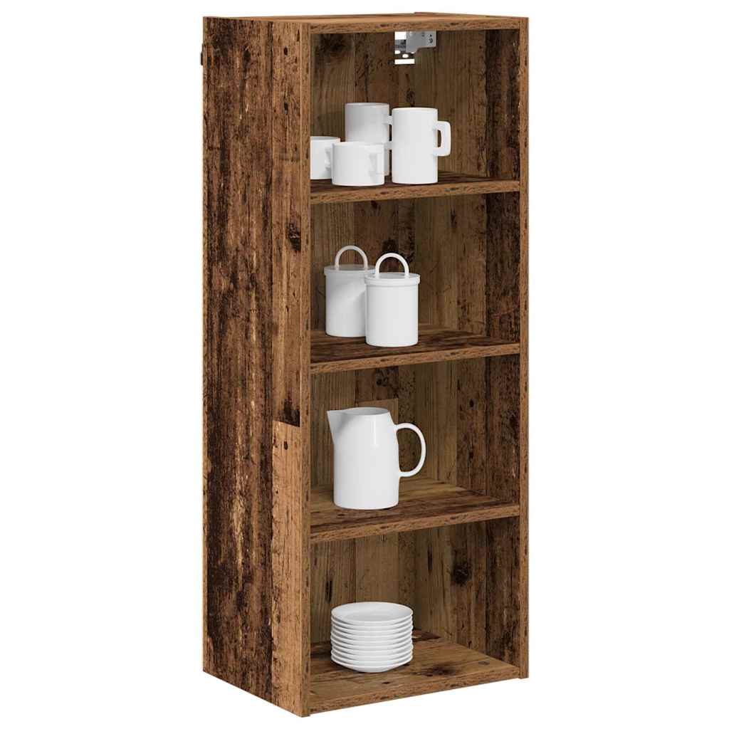 vidaXL Hanging Cabinet Old Wood 40 x 29.5 x 100 cm Engineered Wood