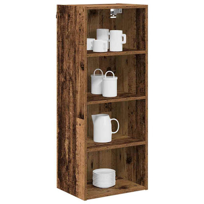 vidaXL Hanging Cabinet Old Wood 40 x 29.5 x 100 cm Engineered Wood