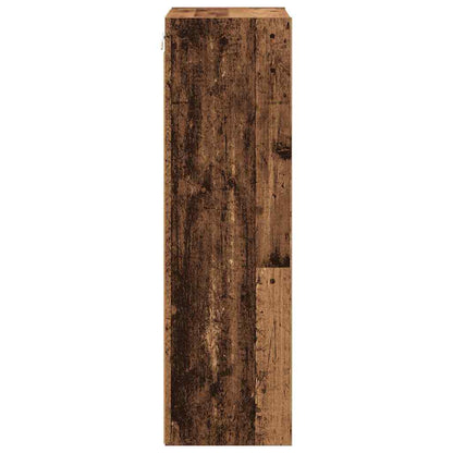 vidaXL Hanging Cabinet Old Wood 40 x 29.5 x 100 cm Engineered Wood