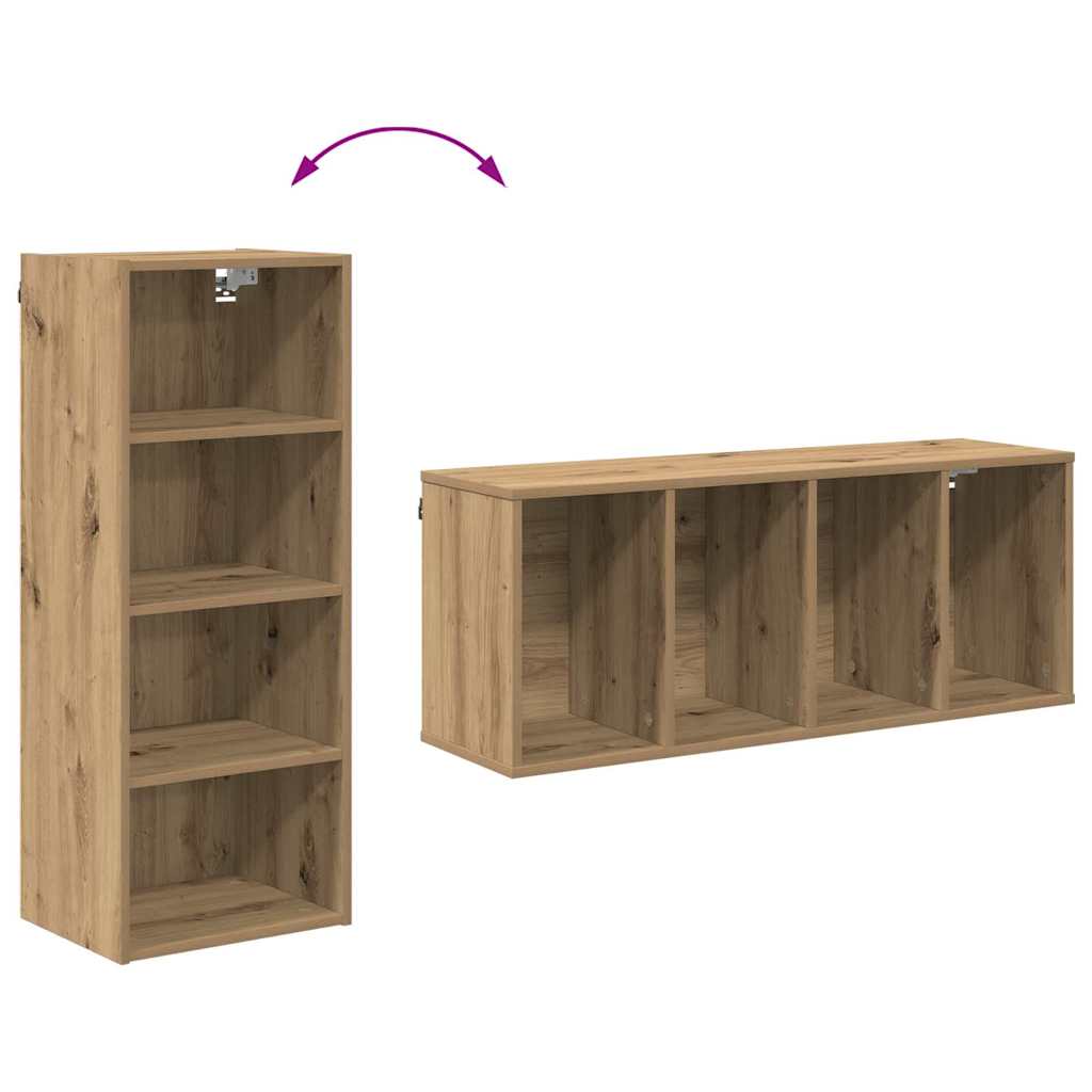 vidaXL Hanging Cabinet Artisan Oak 40 x 29.5 x 100 cm Engineered Wood