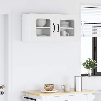 vidaXL Dishwasher Panel Kalmar White 40 x 31 x 40 cm Engineered Wood