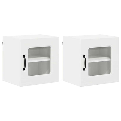 vidaXL Dishwasher Panel Kalmar 2 pcs White 40 x 31 x 40 cm