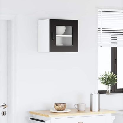 vidaXL Dishwasher Panel Kalmar Black 40 x 31 x 40 cm Engineered Wood