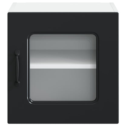 vidaXL Dishwasher Panel Kalmar Black 40 x 31 x 40 cm Engineered Wood