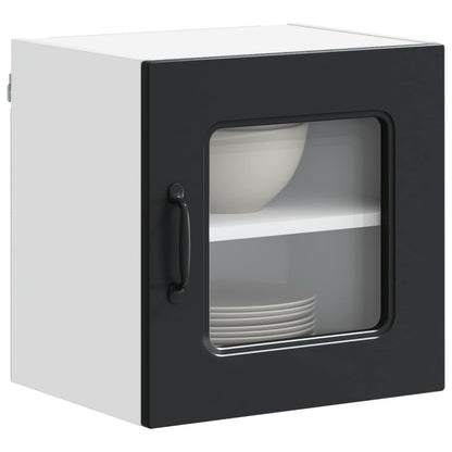 vidaXL Dishwasher Panel Kalmar Black 40 x 31 x 40 cm Engineered Wood