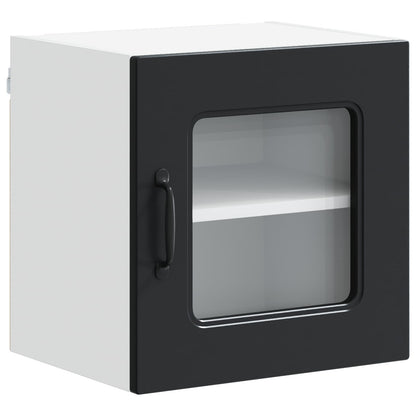 vidaXL Dishwasher Panel Kalmar 2 pcs Black 40 x 31 x 40 cm