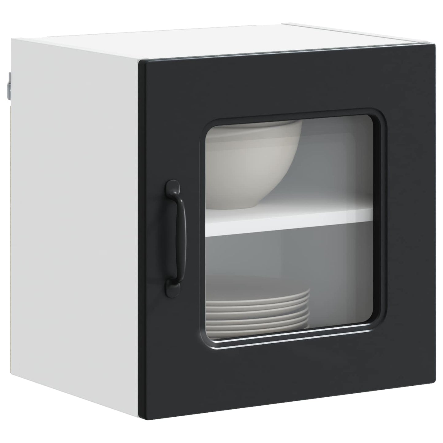 vidaXL Dishwasher Panel Kalmar 2 pcs Black 40 x 31 x 40 cm