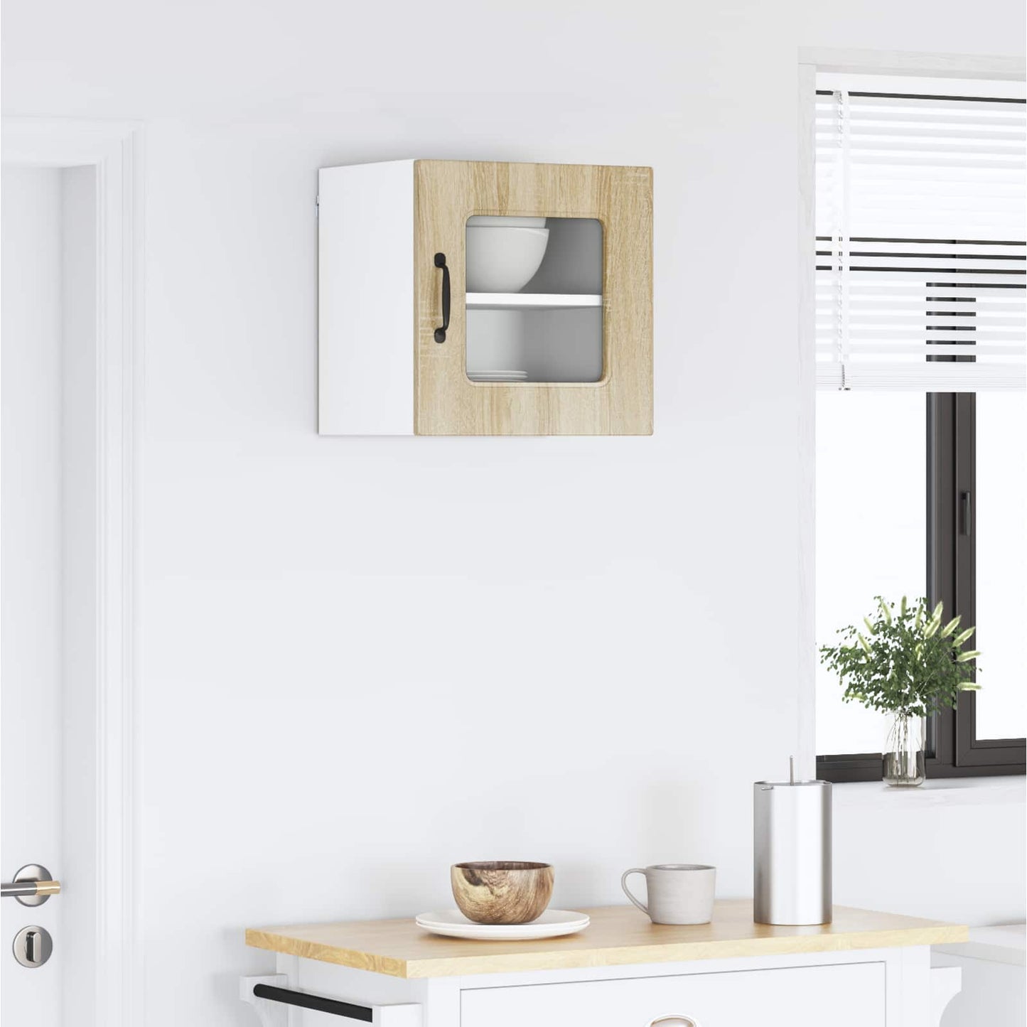 vidaXL Dishwasher Panel Kalmar Sonoma Oak 40 x 31 x 40 cm