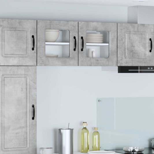vidaXL Dishwasher Panel Kalmar Concrete Grey 40 x 31 x 40 cm