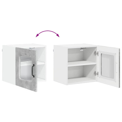 vidaXL Dishwasher Panel Kalmar Concrete Grey 40 x 31 x 40 cm
