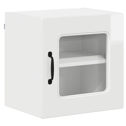 vidaXL Dishwasher Panel Kalmar High Gloss White 40 x 31 x 40 cm