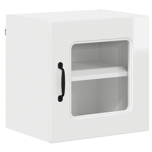 vidaXL Dishwasher Panel Kalmar High Gloss White 40 x 31 x 40 cm
