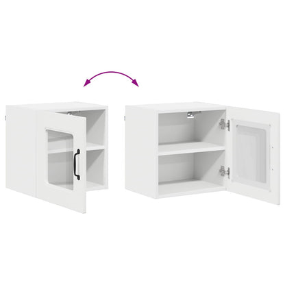 vidaXL Dishwasher Panel Kalmar High Gloss White 40 x 31 x 40 cm