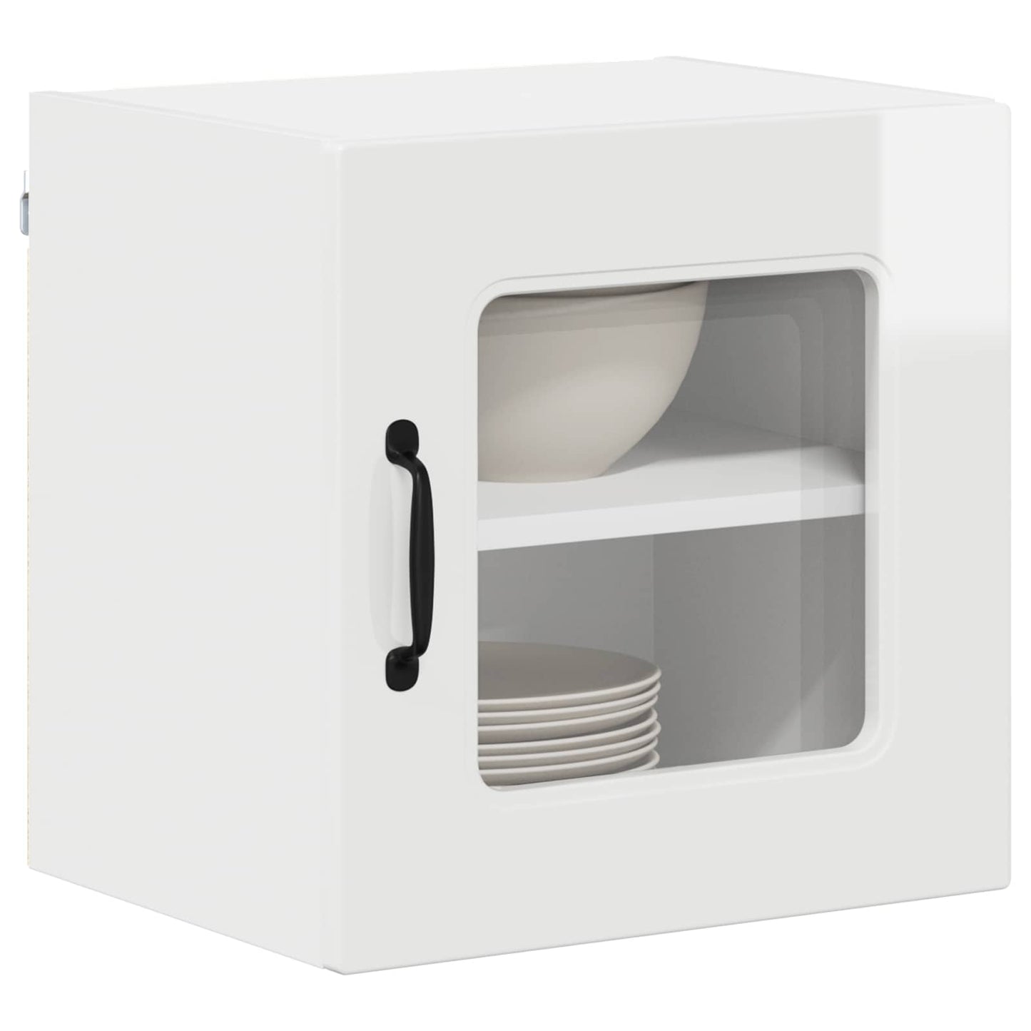 vidaXL Dishwasher Panel Kalmar High Gloss White 40 x 31 x 40 cm