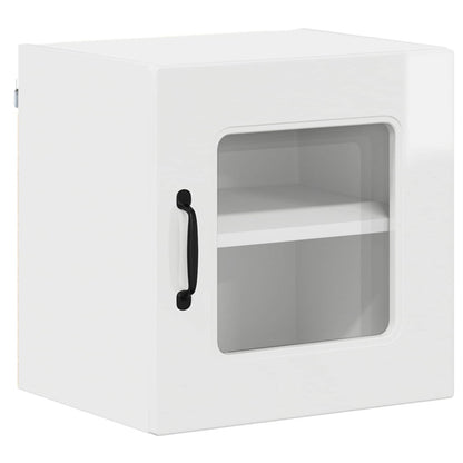 vidaXL Dishwasher Panel Kalmar 2 pcs High Gloss White 40 x 31 x 40 cm
