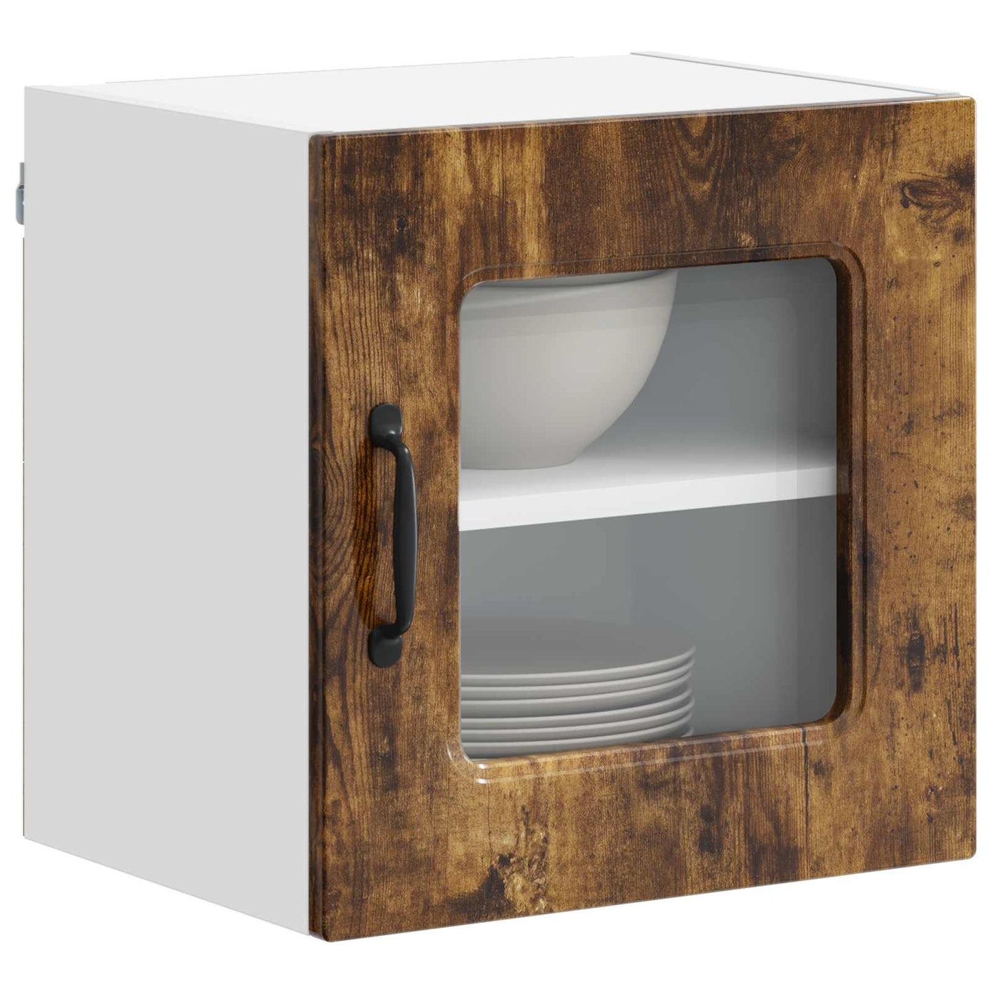 vidaXL Dishwasher Panel Kalmar Smoked Oak 40 x 31 x 40 cm