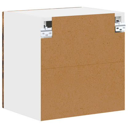 vidaXL Dishwasher Panel Kalmar 2 pcs Smoked Oak 40 x 31 x 40 cm