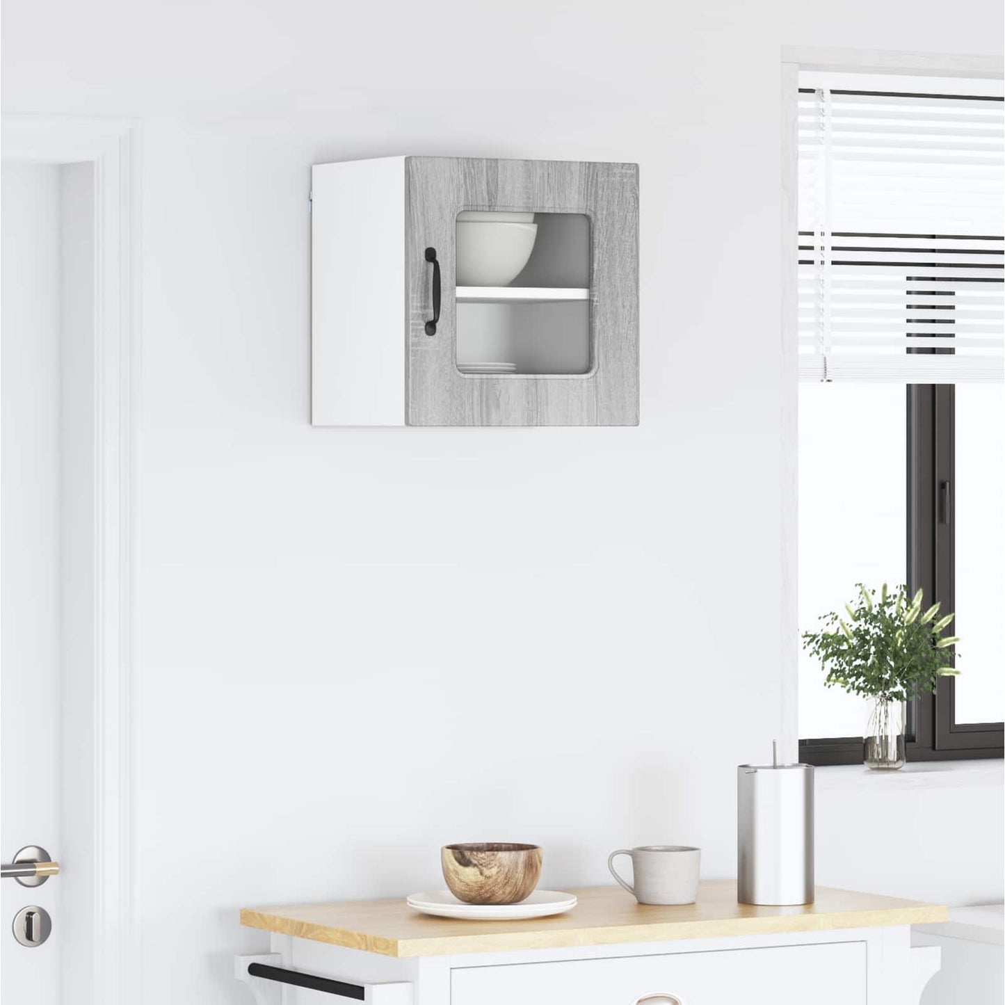 vidaXL Dishwasher Panel Kalmar Grey Sonoma 40 x 31 x 40 cm