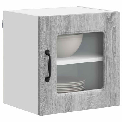 vidaXL Dishwasher Panel Kalmar 2 pcs Grey Sonoma 40 x 31 x 40 cm