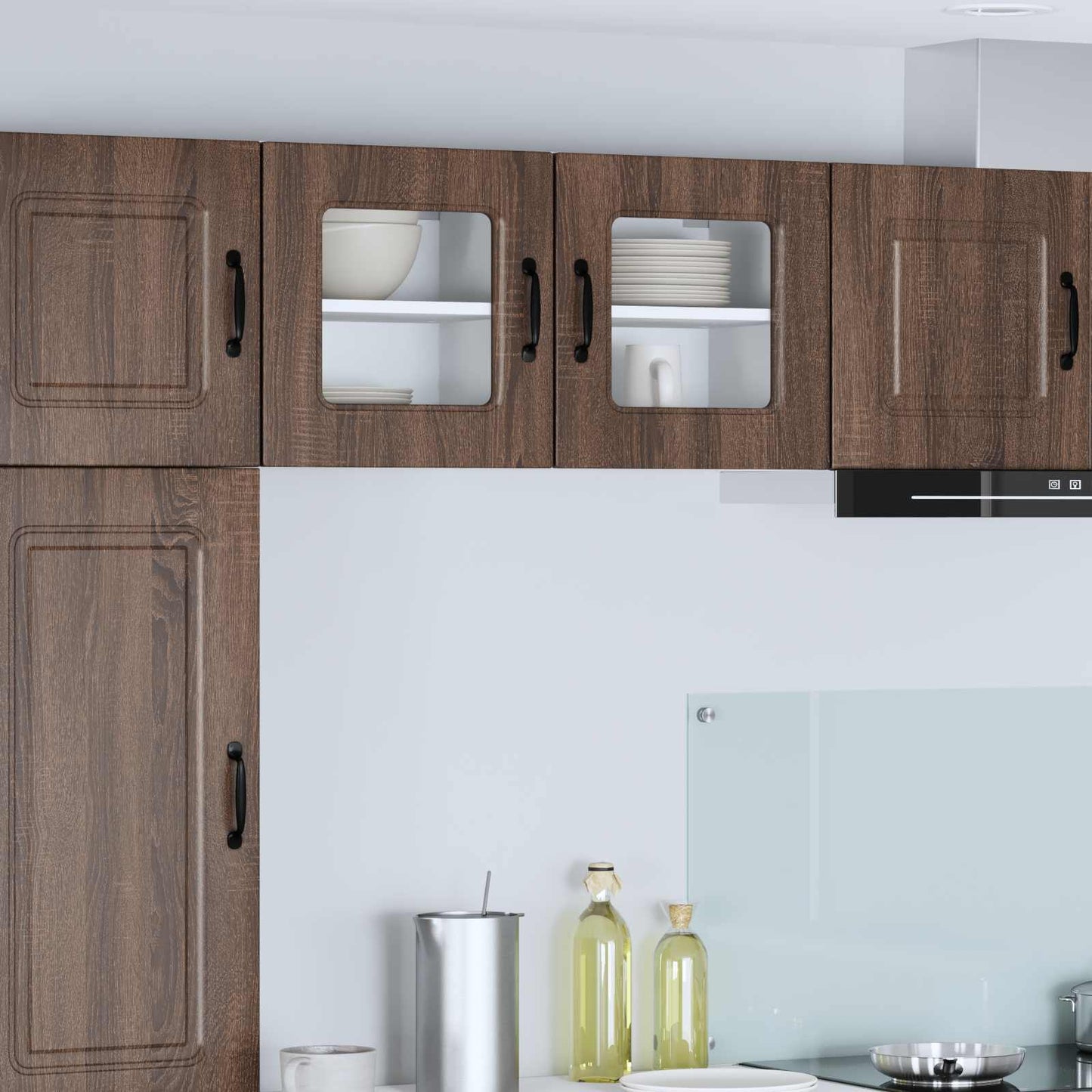 vidaXL Dishwasher Panel Kalmar Brown Oak 40 x 31 x 40 cm