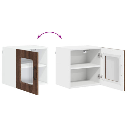 vidaXL Dishwasher Panel Kalmar Brown Oak 40 x 31 x 40 cm