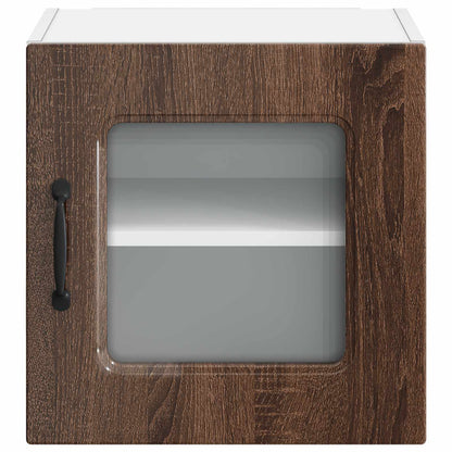 vidaXL Dishwasher Panel Kalmar 2 pcs Brown Oak 40 x 31 x 40 cm