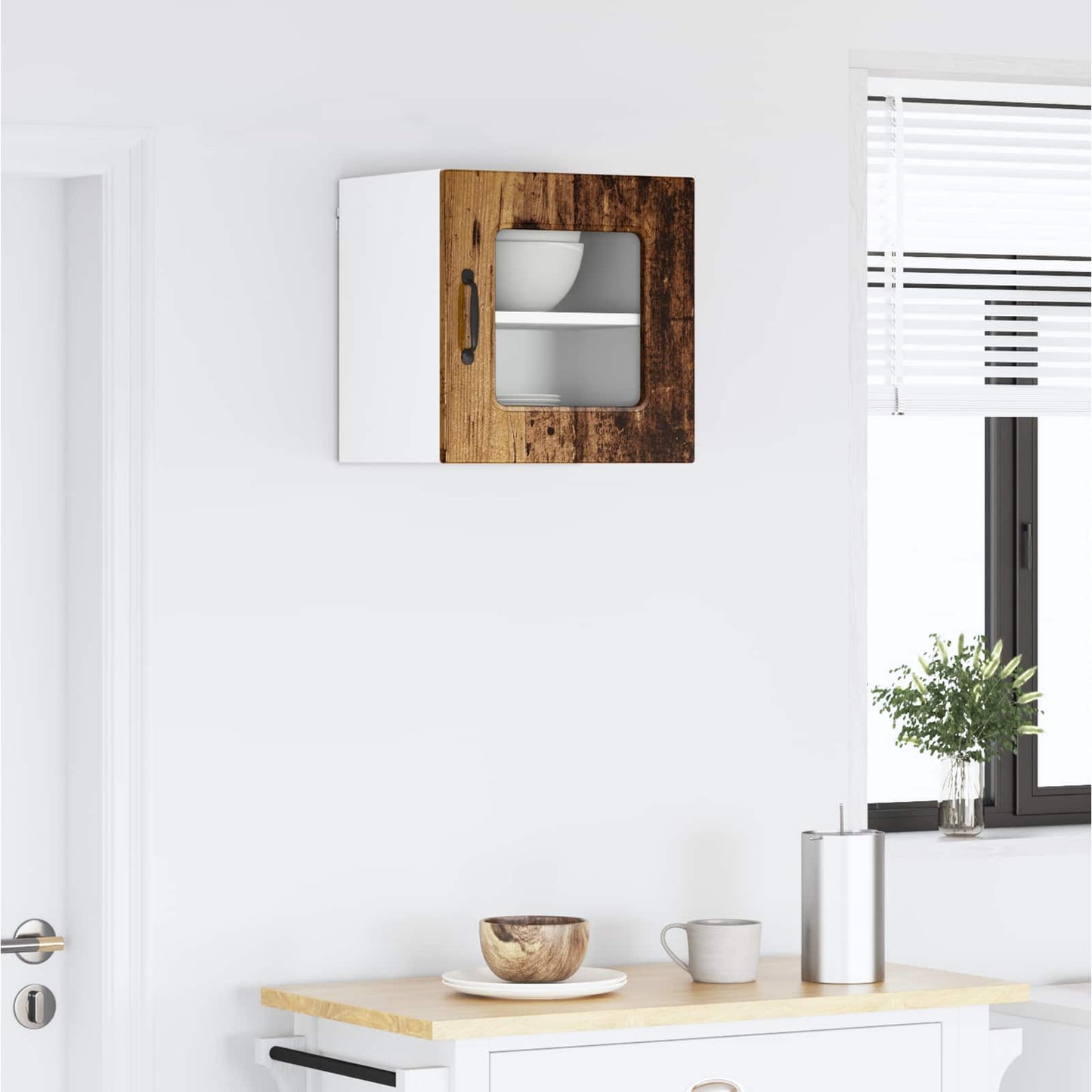vidaXL Dishwasher Panel Kalmar Old Wood 40 x 31 x 40 cm