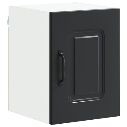 vidaXL Dishwasher Panel Kalmar Black 30 x 31 x 40 cm Engineered Wood