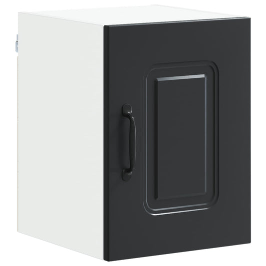 vidaXL Dishwasher Panel Kalmar Black 30 x 31 x 40 cm Engineered Wood