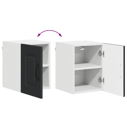 vidaXL Dishwasher Panel Kalmar Black 30 x 31 x 40 cm Engineered Wood