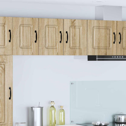 vidaXL Dishwasher Panel Kalmar 2 pcs Sonoma Oak Engineered Wood