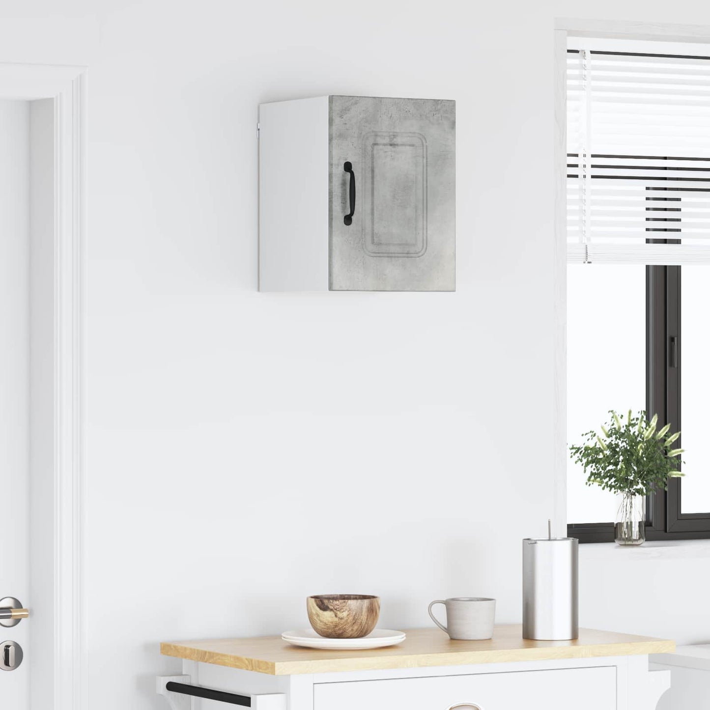 vidaXL Dishwasher Panel Kalmar Concrete Grey 30 x 31 x 40 cm
