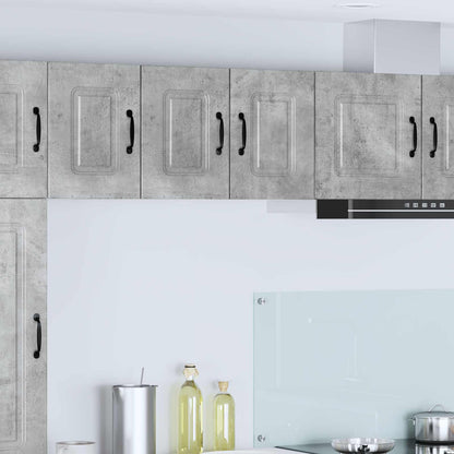 vidaXL Dishwasher Panel Kalmar 2 pcs Concrete Grey 30 x 31 x 40 cm