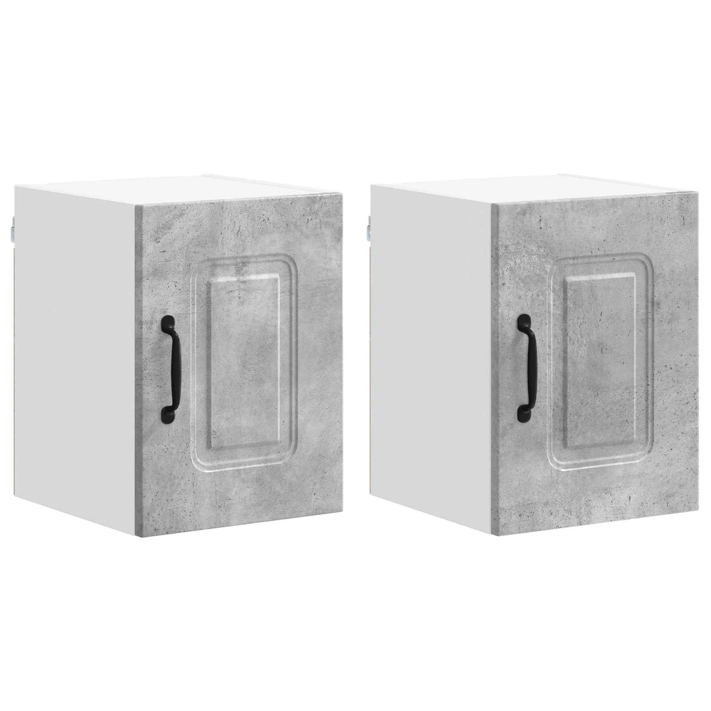 vidaXL Dishwasher Panel Kalmar 2 pcs Concrete Grey 30 x 31 x 40 cm