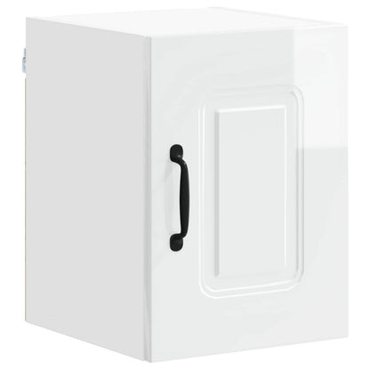 vidaXL Dishwasher Panel Kalmar 2 pcs High Gloss White 30 x 31 x 40 cm