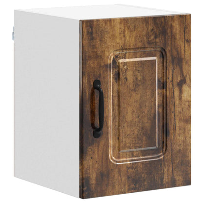 vidaXL Dishwasher Panel Kalmar 2 pcs Smoked Oak 30 x 31 x 40 cm