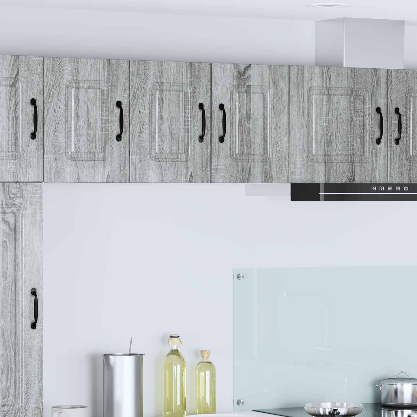 vidaXL Dishwasher Panel Kalmar Grey Sonoma 30 x 31 x 40 cm