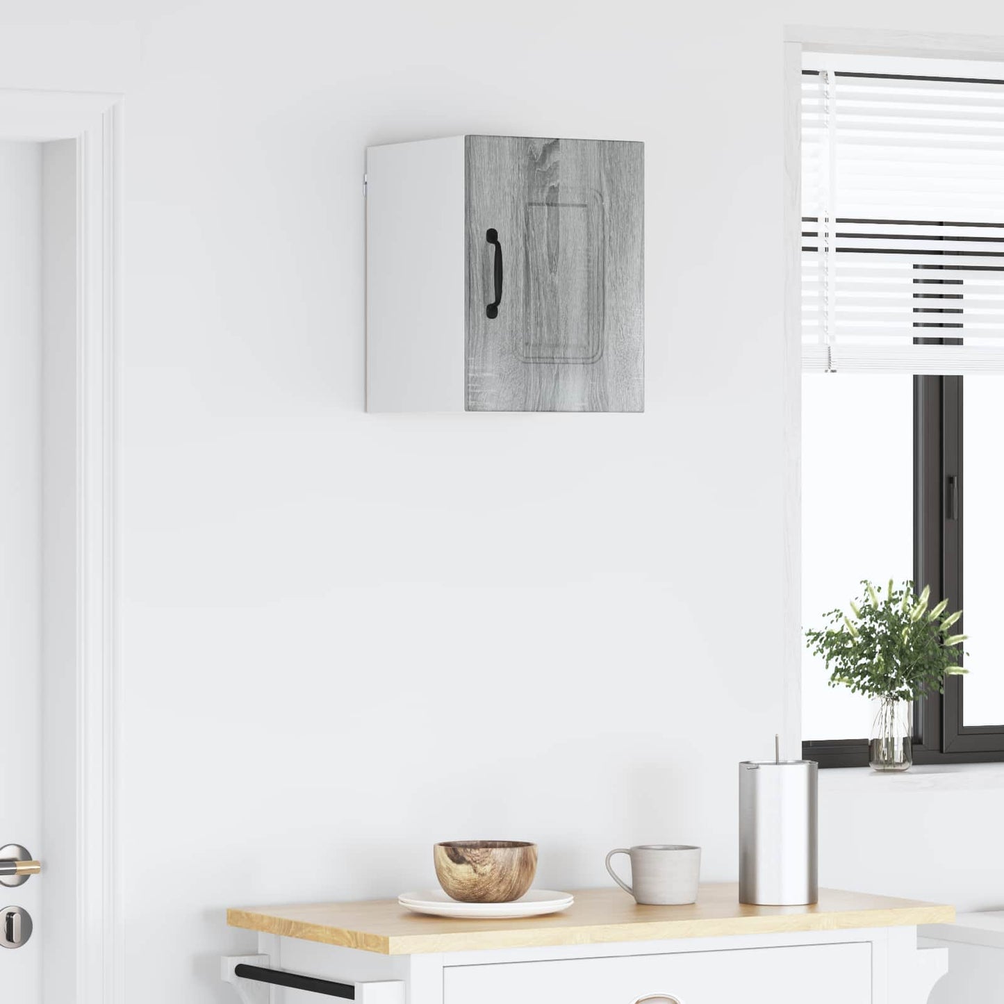 vidaXL Dishwasher Panel Kalmar Grey Sonoma 30 x 31 x 40 cm