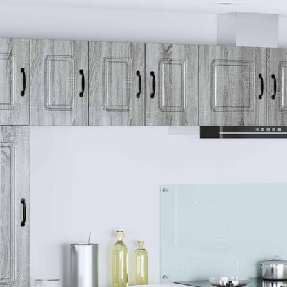 vidaXL Dishwasher Panel Kalmar 2 pcs Grey Sonoma 30 x 31 x 40 cm
