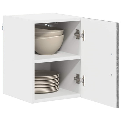 vidaXL Dishwasher Panel Kalmar 2 pcs Grey Sonoma 30 x 31 x 40 cm