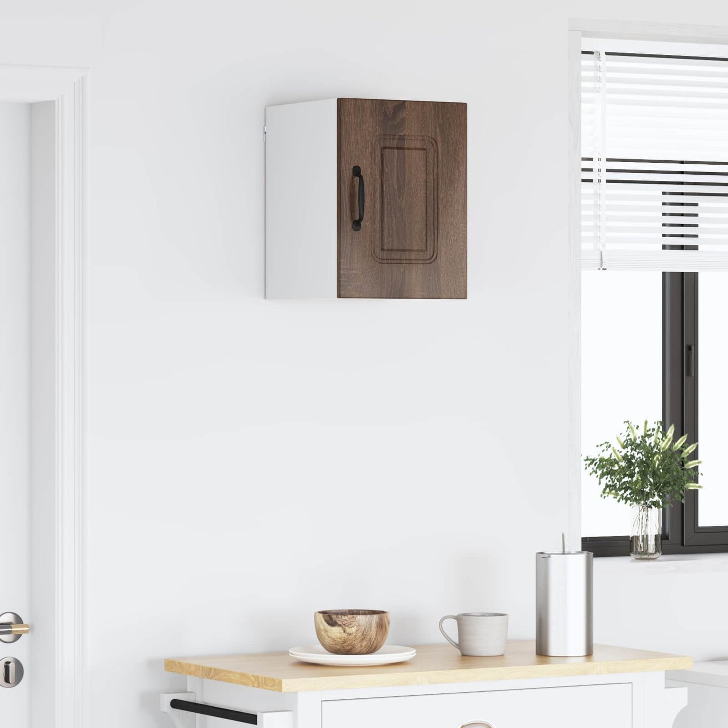 vidaXL Dishwasher Panel Kalmar Brown Oak 30 x 31 x 40 cm