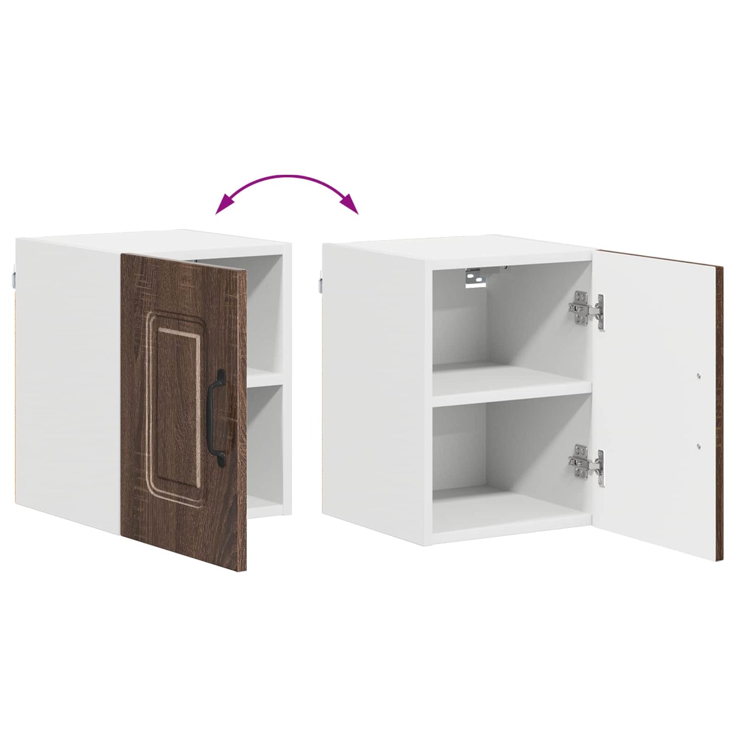 vidaXL Dishwasher Panel Kalmar Brown Oak 30 x 31 x 40 cm