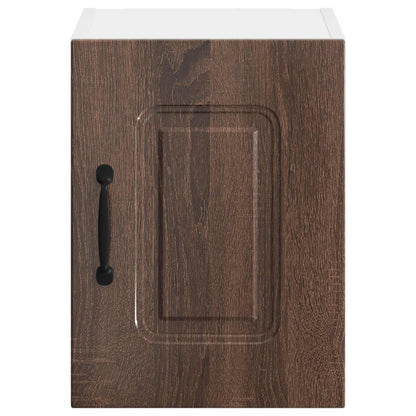 vidaXL Dishwasher Panel Kalmar 2 pcs Brown Oak 30 x 31 x 40 cm