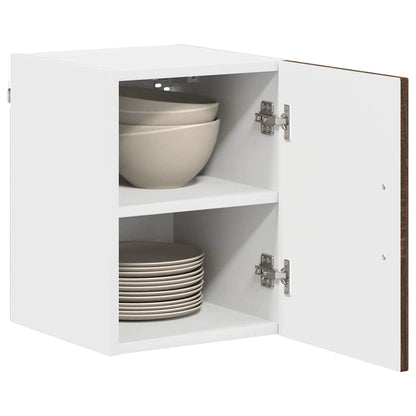 vidaXL Dishwasher Panel Kalmar 2 pcs Brown Oak 30 x 31 x 40 cm