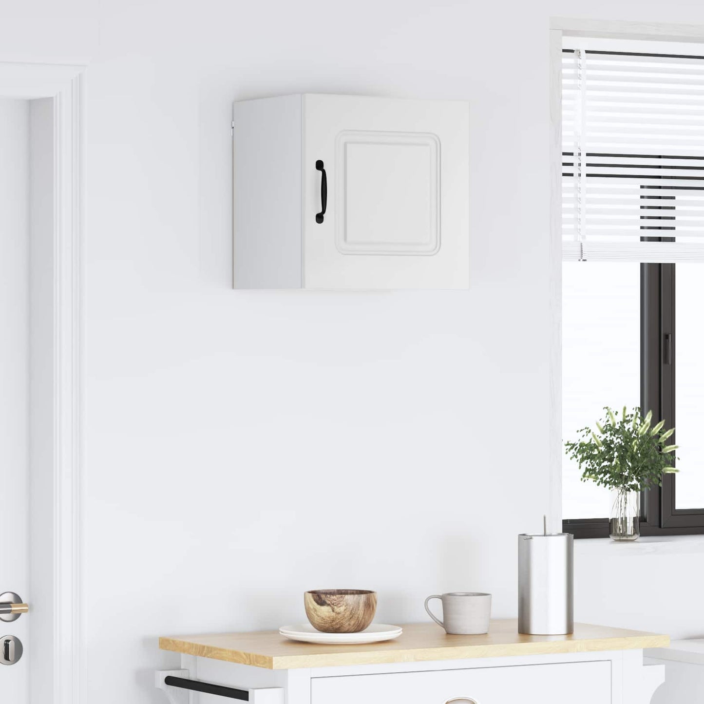 vidaXL Dishwasher Panel Kalmar White 40 x 31 x 40 cm Engineered Wood