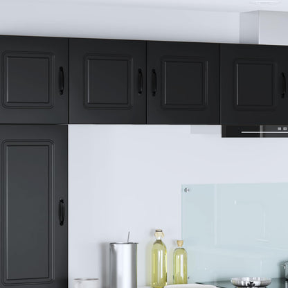 vidaXL Dishwasher Panel Kalmar Black 40 x 31 x 40 cm Engineered Wood